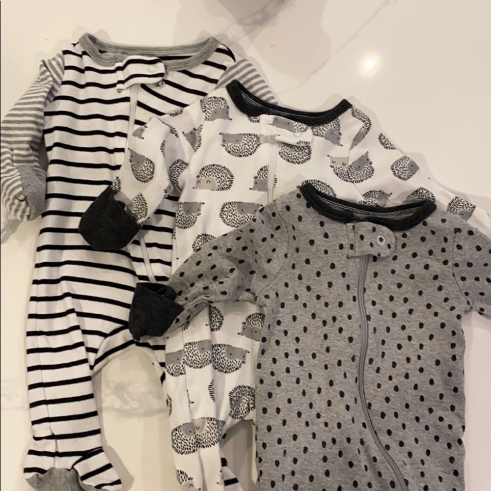 Newborn sleep and play pack of 3